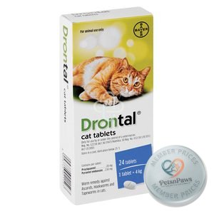 Drontal Cat 24 Tablets, product pack