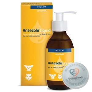 Antezole Liq Puppy Dewormer 100 ml Kyron, product pack