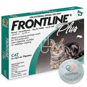 Frontline Plus Cats 3, product pack