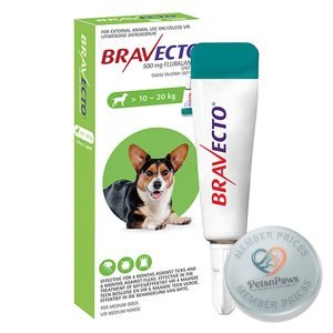 Bravecto Spot-On Dog Medium 500 mg 1, product pack