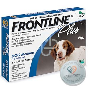 Frontline Plus Dog Medium 3