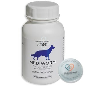 Mediworm Large Dog 15 Tablets