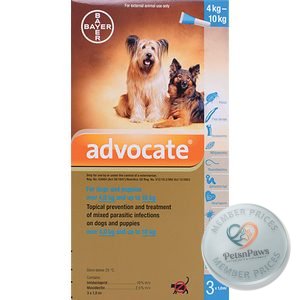 Advocate Dog Medium 1ML X3