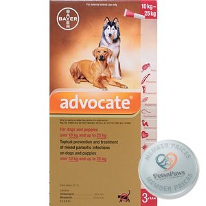 Advocate Dog Large 2.5ML X3