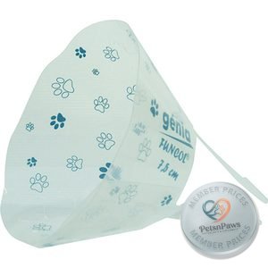 Fun Collar Transparent Turquoise 7.5CM