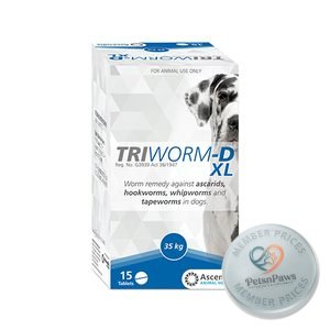 Triworm-D Xl Tub Tab 15