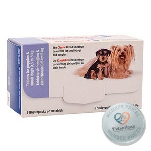 Milbemax Classic Pup&Small Dog 50 Tabs