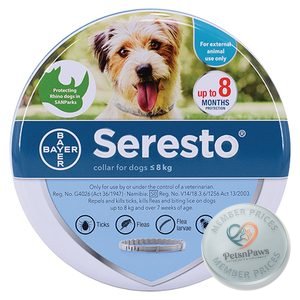 Seresto Collar Dog <8KG Up To 8 Months