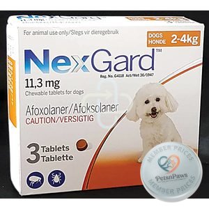 Nexgard 2-4KG 0.5G Tablet 3