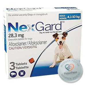 Nexgard 4.1-10KG 1.25G Tablet 3