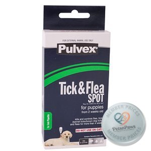 Pulvex Tick & Flea Spot Puppy 1ML 1