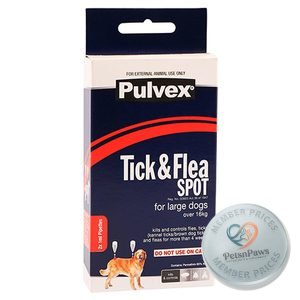 Pulvex Tick & Flea Spot Dog Large 1ML 2