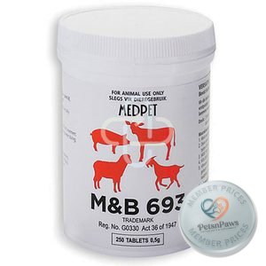 Medpet M&B 693 0.5G 50 Tablets