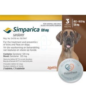 Simparica Tab 120MG 40KG-60KG Choco 3
