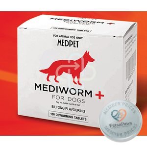Mediworm Plus Dog 100 Tabs 1+1 Band