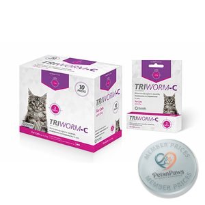 Triworm-C Cat 0-8KG 10