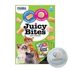 Juicy Bites Broth & Calamari 3X11G