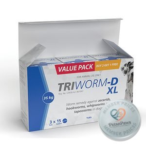 Triworm D Xl Value Pack 3X15