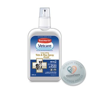 Vetcare Tick & Flea Spray Plus 200ML